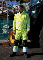 Result Safe-Guard High Vis Soft Shell Jacket Fluorescent Orange M (RT117), RT117 – Bild 5