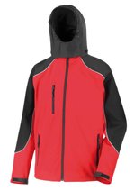 Result Work-Guard Wasserdichte Softshell-Jacke mit Kapuze, Black/Black XS, RT118 – Bild 7