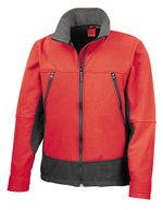 Result Activity Softshell Jacke mit Fleece – Red/Black