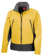 Result Activity Softshell Jacke mit Fleece – Yellow/Black