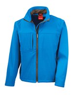 Result Klassische Softshell-Jacke mit Microfleece – Azure