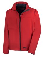 Result Klassische Softshell-Jacke mit Microfleece, Black S, RT121 – Rouge