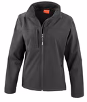 Result Soft Shell Jacke mit Microfleece für Damen, Black L, RT121F – Bild 3