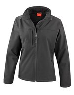 Soft Shell Jacke mit Microfleece für Damen – Black