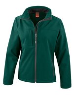 Soft Shell Jacke mit Microfleece für Damen – Bottle Green