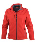 Soft Shell Jacke mit Microfleece für Damen – Red