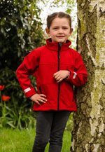 Result Junior Softshell Jacke mit Fleece-Innenschicht, Black L (9-10), RT121J – Bild 1