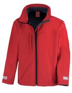 Result Junior Softshell Jacke mit Fleece-Innenschicht – Red