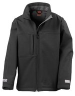 Result Jugend Softshell-Jacke mit Microfleece – Black