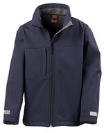Result Jugend Softshell-Jacke mit Microfleece – Navy