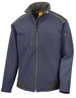 Result Work-Guard Ripstop Softshell Jacke mit Cordura-Verstärkungen – Navy/Black