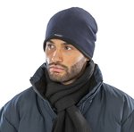 Result Winter Essentials Reversible Microfleece Bob Hat Navy/Black L (RT142), RT142 – Bild 1