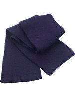 Result Winter Essentials Klassischer Heavy-Knit Schal aus Polyacryl, Black One Size, RT145X – Navy