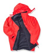 Result Wendbare Jacke mit Fleece-Innenseite, Red/Navy L, RT160A – Bild 3
