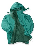 Wendbare Jacke mit Fleece-Innenseite – Bottle Green/Bottle Green