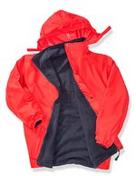 Wendbare Jacke mit Fleece-Innenseite – Red/Navy