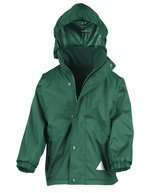 Wendejacke mit Antipilling-Fleece für Kinder – Bottle Green/Bottle Green