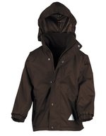 Wendejacke mit Antipilling-Fleece für Kinder – Brown/Brown
