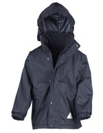 Result Wendejacke mit Antipilling-Fleece für Kinder, Red/Navy S (5-6), RT160J – Marine/Marine