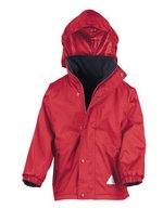 Result Wendbare Fleecejacke für Kinder, wasserdicht, Black/Grey XL (11-12), RT160Y – Rosso/Blu navy