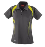 SPIRO Atmungsaktives Frauen Polo mit COOL-DRY®, Black/Red XS (34), RT177F – Bild 3