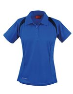 SPIRO Atmungsaktives Frauen Polo mit COOL-DRY®, Black/Red XS (34), RT177F – Royal/Navy
