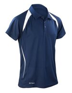 SPIRO Atmungsaktives Polo mit COOL-DRY® Material – Navy/White