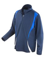 SPIRO Trial Trainingsoberteil mit Reißverschluss – Navy/Royal/White