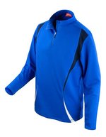 SPIRO Trial Trainingsoberteil mit Reißverschluss – Royal/Navy/White