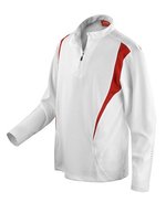 SPIRO Trial Trainingsoberteil mit Reißverschluss, Navy/Royal S, RT178X – White/Red/White