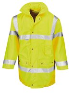 Result Safe-Guard Fluoreszierende Sicherheitsjacke mit Kapuze – Fluorescent Yellow