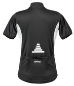 SPIRO Bikewear Performance Top mit Reißverschluss, Aqua/Black XS (34), RT188F – Bild 4