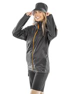 Result Leichte wasserdichte Urban Stowable Jacke, Black/Orange XS, RT189 – Bild 1