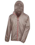 Result Leichte wasserdichte Urban Stowable Jacke – Fennel/Pink