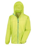 Result Leichte wasserdichte Urban Stowable Jacke – Lime/Royal