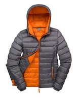 Result Women´s Snow Bird Hooded Jacket Black/Lime XS (RT194F) – Grey/Orange