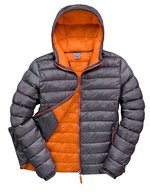 Result Steppjacke mit Kapuze Nylon für Herren – Grey/Orange