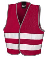Result Safe-Guard Junior Sicherheitsweste mit reflektierenden Streifen – Burgundy