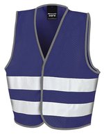 Result Safe-Guard Junior Sicherheitsweste mit reflektierenden Streifen, Pink M (7-9), RT200J – Blu navy