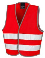Result Safe-Guard Junior Sicherheitsweste mit reflektierenden Streifen, Pink M (7-9), RT200J – Rosso