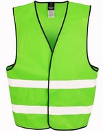 Result Safe-Guard Reflektierende Sicherheitsweste mit Klettverschluss – Lime
