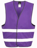 Result Safe-Guard Reflektierende Sicherheitsweste mit Klettverschluss, Burgundy S/M, RT200XEV – Violet
