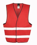 Result Safe-Guard Reflektierende Sicherheitsweste mit Klettverschluss, Burgundy S/M, RT200XEV – Bild 3