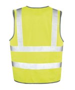 Result Safe-Guard Hochsichtbare Sicherheitsweste mit Reflektoren, Fluorescent Yellow L/XL, RT201 – Bild 4