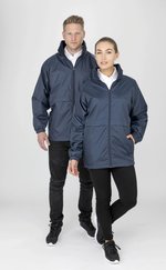 Result Core Microfleece Jacke mit Kapuze und Reflektor, Black M, RT203 – Bild 1