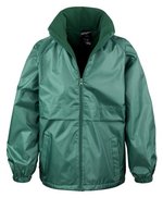 Result Core Jugendjacke mit Microfleece-Futter und Kapuze – Bottle