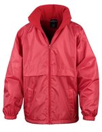 Result Core Jugendjacke mit Microfleece-Futter und Kapuze – Red