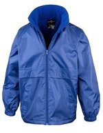 Result Core Jugendjacke mit Microfleece-Futter und Kapuze – Royal