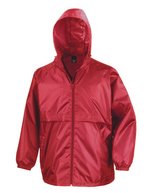 Result Core Leichte Windjacke mit versteckter Kapuze – Red