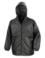 Result Core Leichte wasserdichte Outdoor-Jacke mit Kapuze – Black